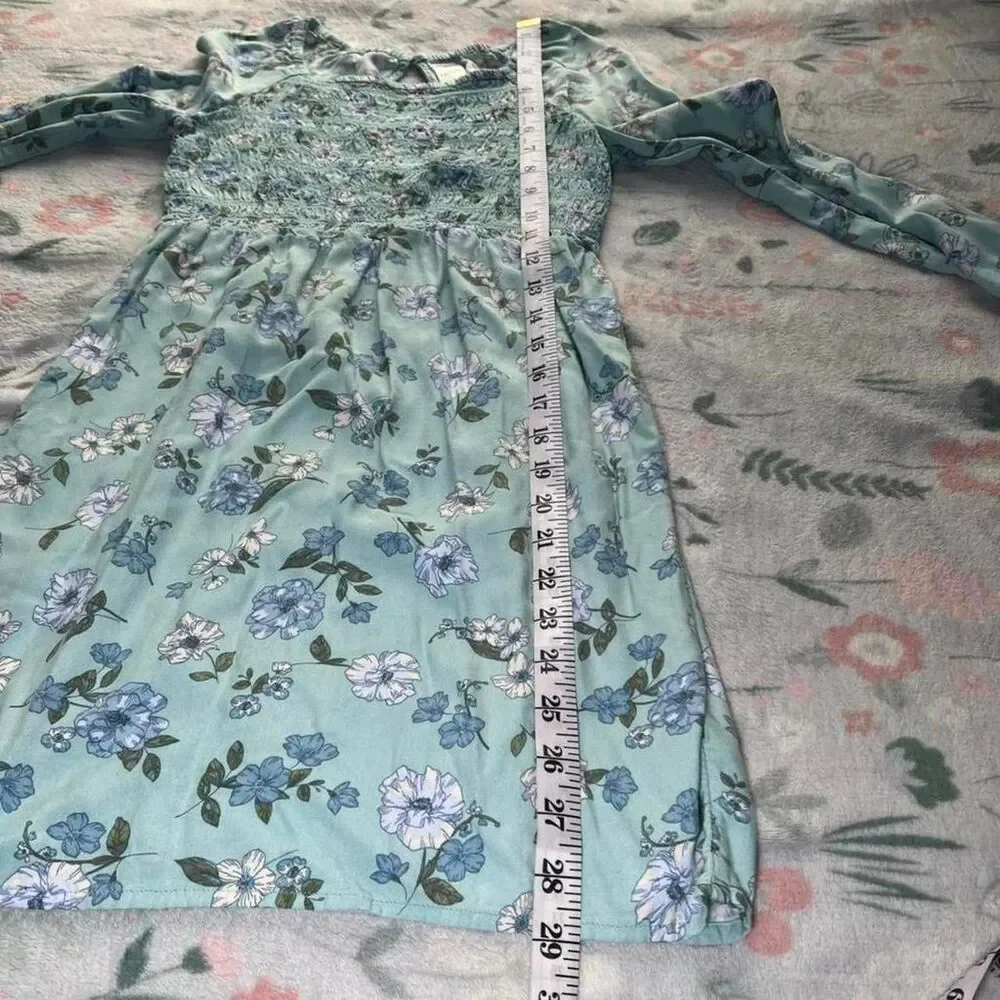 OshKosh B'gosh Floral Dress Kids 12 - Boho Cottage Fairy Coastal Twee Beachy